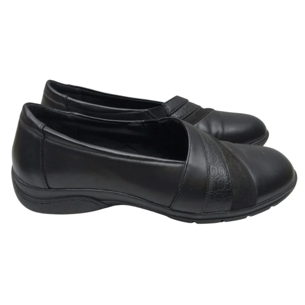 Studio‎ Works Comfort Black SW-BLAIR Slip On Flats Women's Size 8M, Pre-owned
